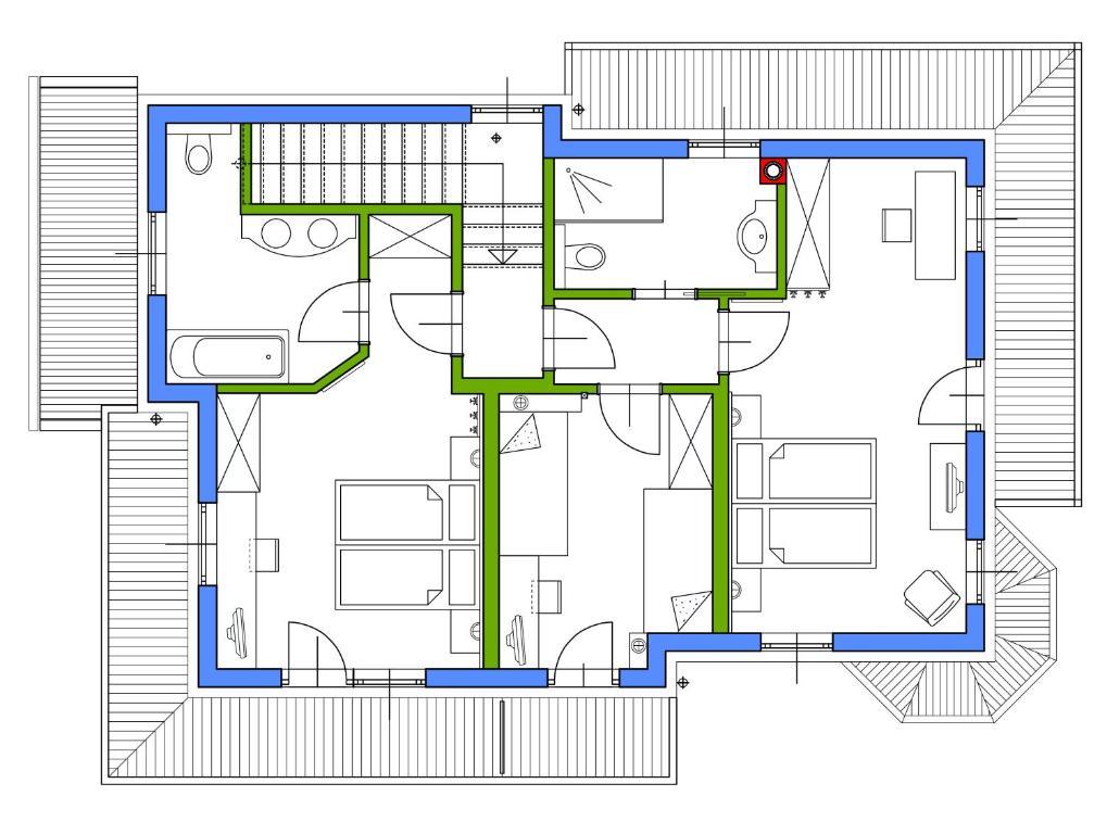 S'Dorfl Chalets Villa Mayrhofen Værelse billede